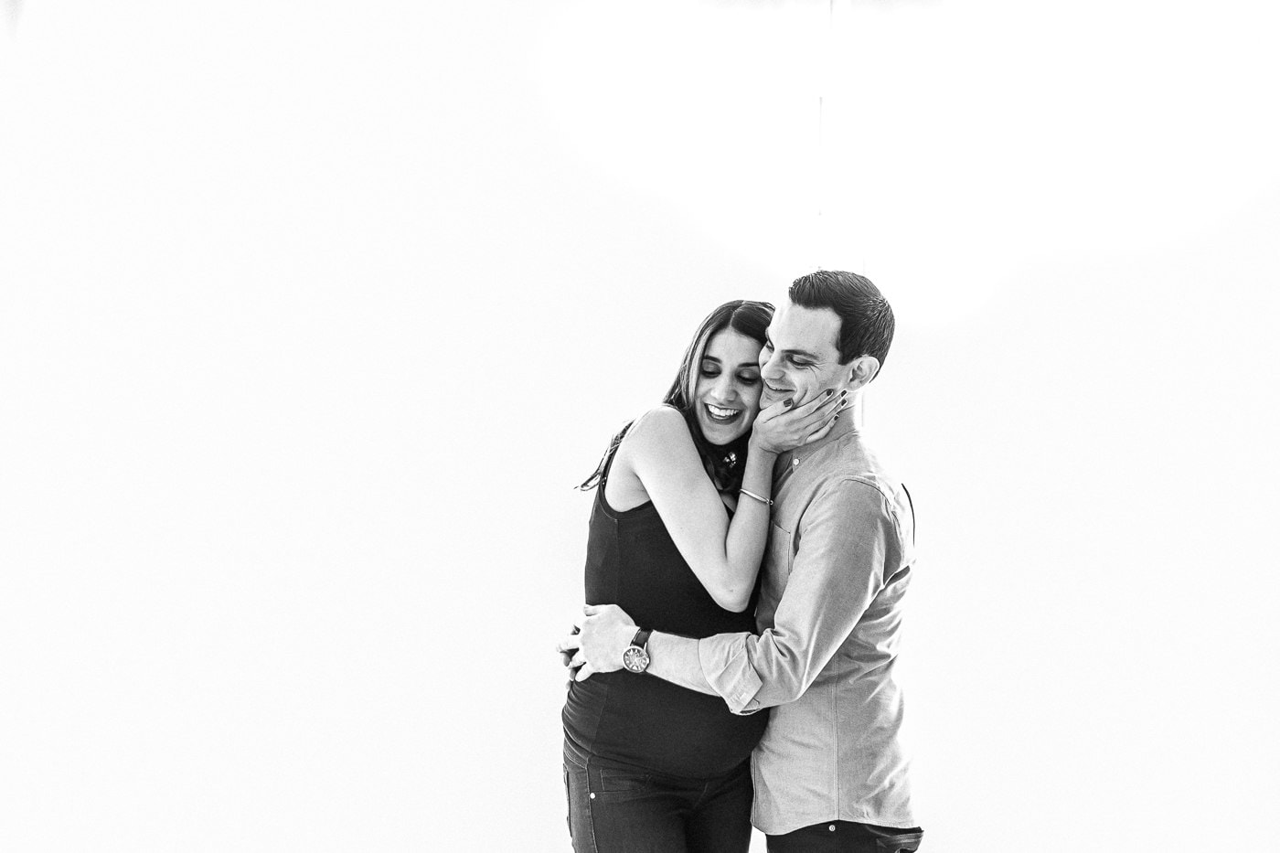 pregnant couple montreal